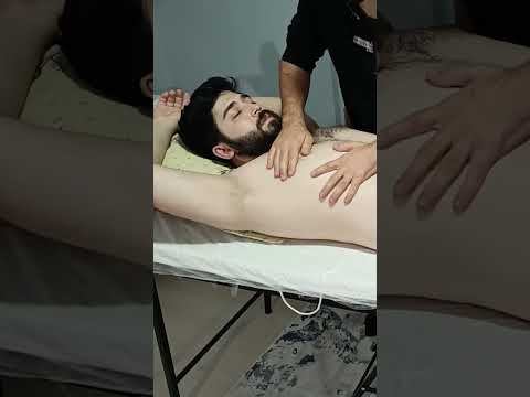 CHEST AND ARM VERY RELAXING MASSAGE TURKISH THERAPY #satisfying #relaxing #asmr #shorts #massage