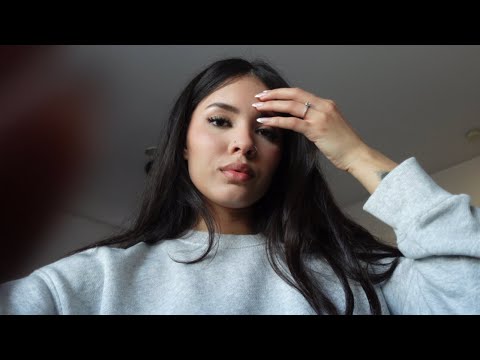 ASMR | mirrored face tracing with soft slow movements 😴