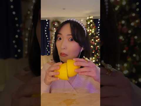 ASMR avec un citron 🍋