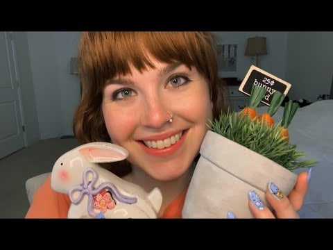 ASMR Easter Bunny Shop 🐰🐇💐(tapping, roleplay, whispering)