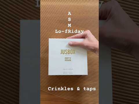 Lo-fRiday ASMR 🌙 Perfume box crinkles&taps #theperfumeguy #asmr #tappingasmr #lofiasmr
