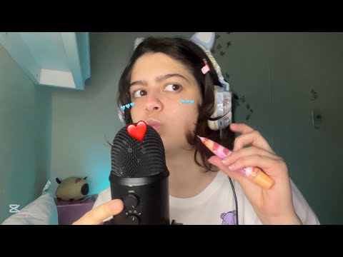 Esse vídeo vai ser apagado! Primeiro asmr com inscritos do canal❤️como participar leia os coments