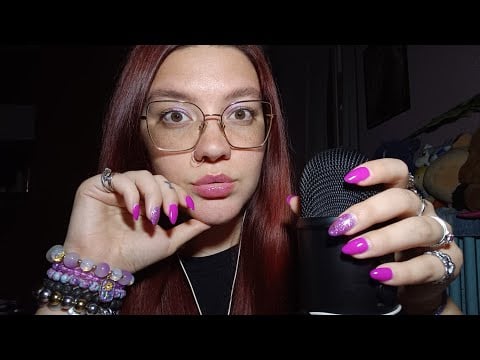 RIPETO LA MIA INTRO (Hand Movements, Visual Triggers, Mouth Sounds) 😴💜 | ASMR ITA