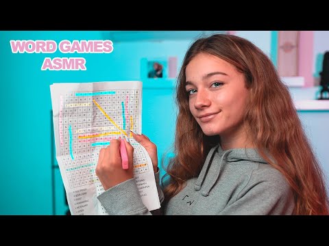 ASMR - WORD GAMES! (Tracing & whispering)