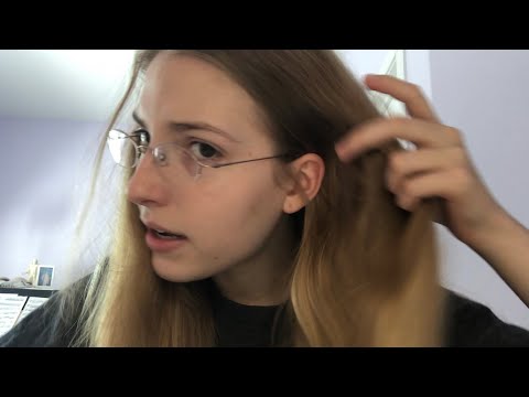 ASMR inaudible/unintelligible whispering and hand movements