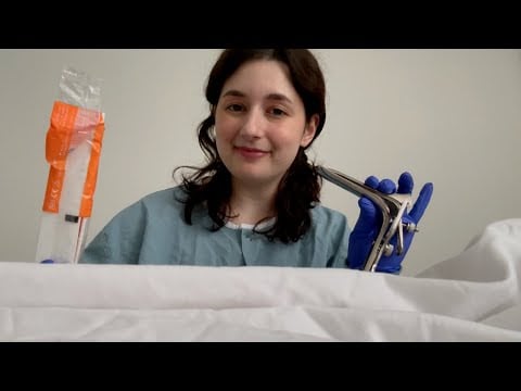 ASMR| Seeing the Gynecologist- STI Screen Visit and Bloodwork Testing! (medical roleplay)