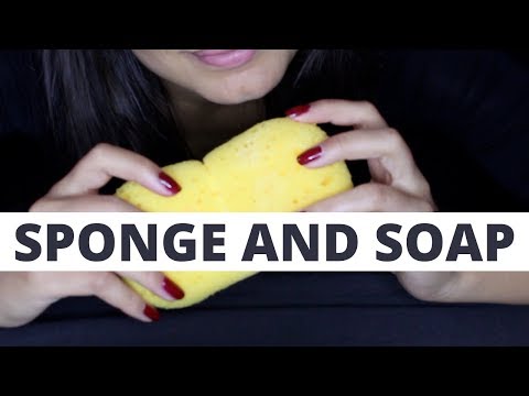 ASMR SPONGE AND SOAP SOUNDS