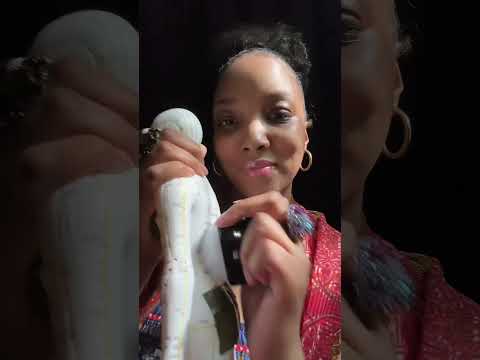 ASMR personal attention acupuncture doll massage #asmr