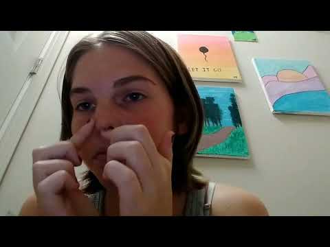 ASMR | Tracing My Face | No Talking |