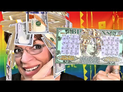 ASMR RASPANDO UN TICKET DE LOTERÍA💲SCRATCH OFF TICKET BIG ol' BENS