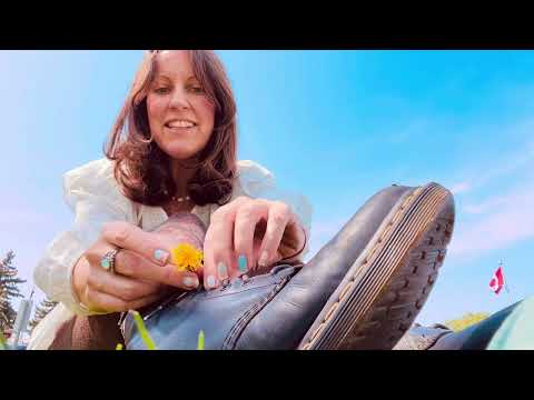 ASMR boots and flowers chit chat