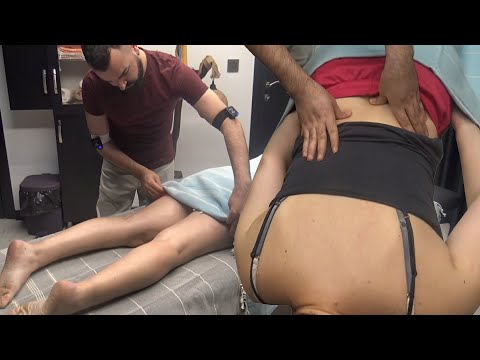 FEMALE CALMING BODY THERAPY + CRACKS + RELAXING PILL + Asmr foot,leg,back,waist,arm,face,ear massage