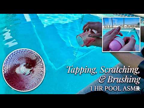 1HR ASMR Pool Sounds with Random Triggers (No Talking)