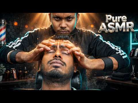 Pure ASMR Head Massage, Tapping & Scratching Therapy For Deep Sleep & Stress Relief | No Talking