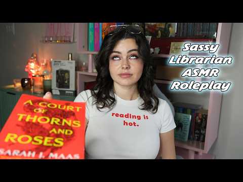 Sassy Librarian ASMR Roleplay | Personal Attention