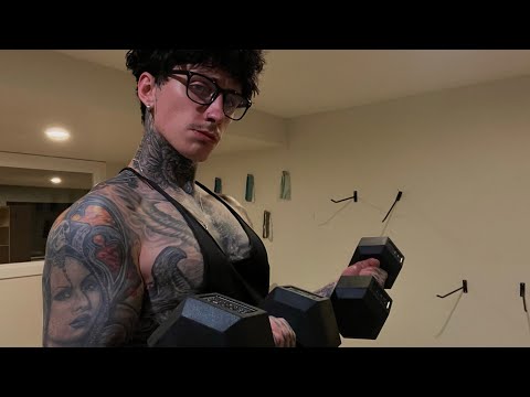 ASMR Gym Trainer Breaks Your Back with Workout Roleplay