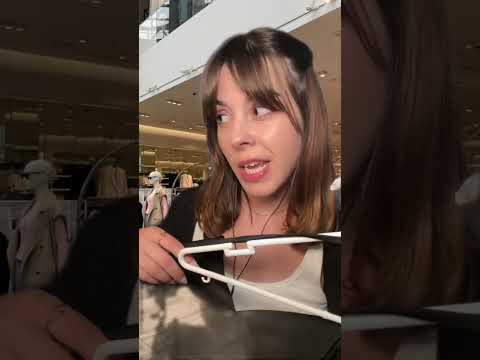 ASMR POV: Sassy H&M Employee on Black Friday #asmrshorts #asmrsounds #asmrvideo #asmrroleplay #short