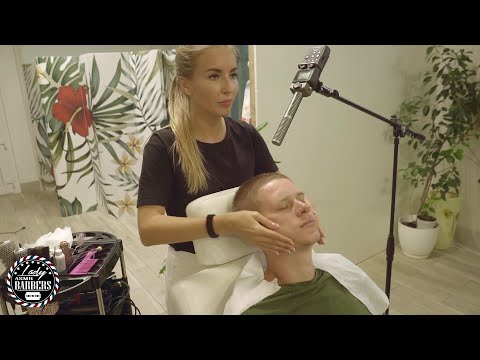 ASMR Massage by Barber Lady Irene for Men