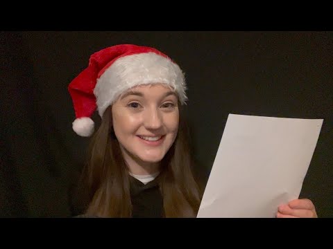 ASMR | CHRISTMAS TRIVIA QUIZ ~ VIRTUAL QUIZ (CHRISTMAS EDITION) | ASMRMAS DAY 10