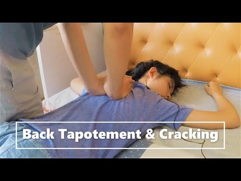 Back Scratching & Tapotement | Back Massage | ASMR Vietnam
