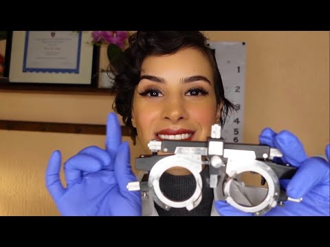 ASMR Gentlemen's Eye Exam Lens 1 or 2 | Optometry Exam | Glasses Measuring