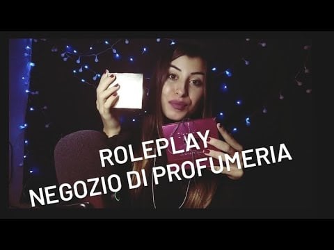 🇮🇹ASMR ITA• ROLEPLAY NEGOZIO DI PROFUMERIA, rilassati nella mia profumeria #profumi #vetro #relax