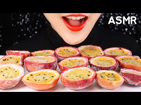 FROZEN PASSION FRUITS ASMR FROZEN FRUIT ASMR ICE ASMR