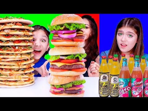 One Bite, Ten Bites, or 100 Bites? Epic Food Challenge Revealed! 🍔✨