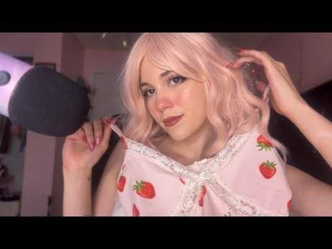 ASMR shoujo-girl etsy mystery bundle haul, try-on, fabric sounds & scratching part 3
