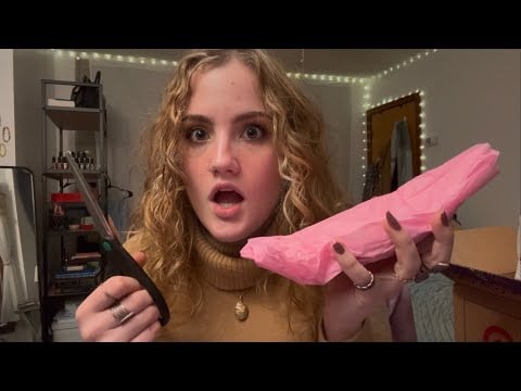 ASMR surprise UNBOXING 😁📦(what’s in the MYSTERY package??! special deliveries & a letter from home💗)