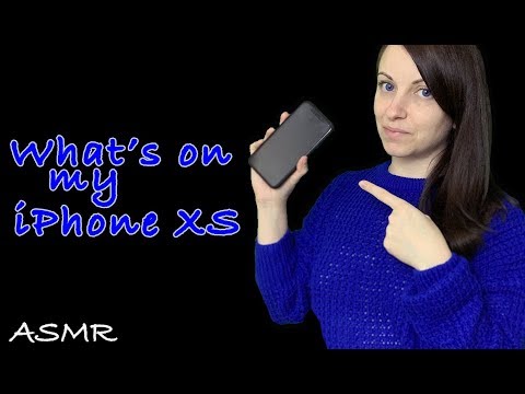 WHAT'S ON MY IPHONE XS? ASMR ITA super INTENSE whispering