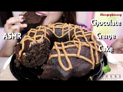 ASMR Chocolate Cake Relaxing Eating Sounds チョコレートケーキ |