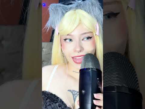 Cute Cat Girl 🐾💖 Gives a Wet Spit Painting ASMR 💦👄