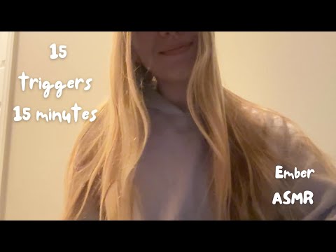 15 triggers in 15 minutes (for sleep, no talking) - Tapping, scratching, brushing