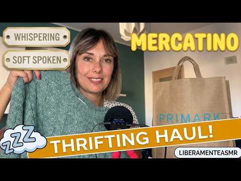 ASMR ITA Whispering Softspoken Haul ✨Vinted e Thrifting al mercato!😉✨