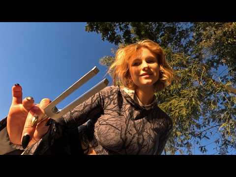 ASMR Tuning Fork Chakra Energy Balancing in Nature , Personal Attention, 528 Hz