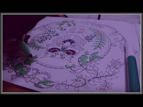 ASMR CHILE/ESPAÑOL - Coloreando Buho Arte Antiestres, Susurros 🎨