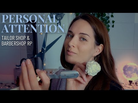 ASMR | The Best Personal Attention Tailor Shop | Shirt Fitting | Barber Shop | Roleplay Compilation