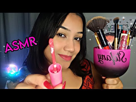 ASMR - Vou te maquiar só com produtos errados