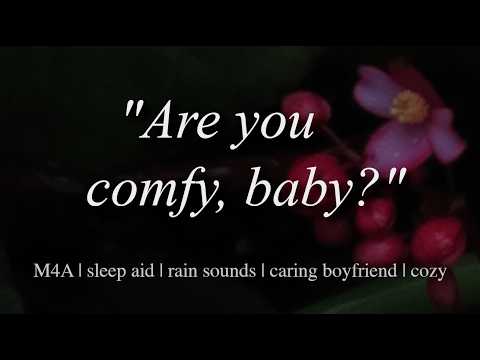 rainy night in with ur boyfriend [roleplay ASMR] [sleep aid] [breathing] [cuddling] [rain sounds]