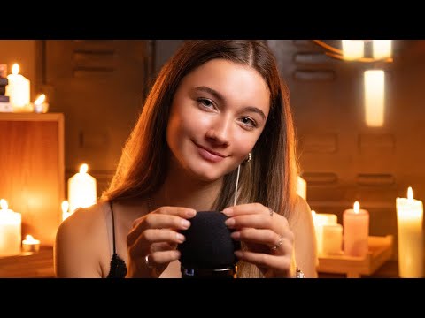 ASMR By Candlelight! (positive affirmations, head massage, energy rain...)