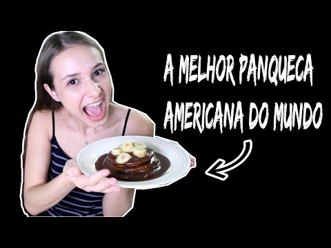 COMO FAZER PANQUECAS AMERICANAS DOCE FÁCIL E GOSTOSO 🥞