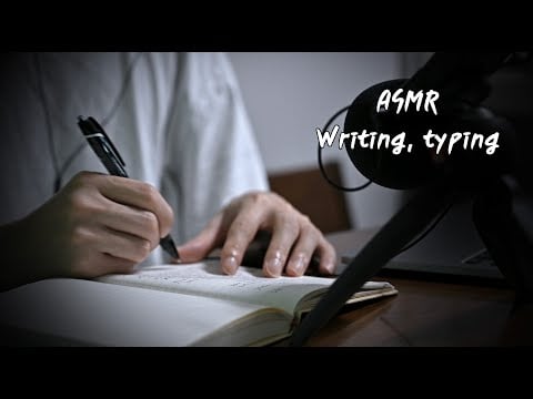 ASMR 거실에서 함께 할 거 해요[Writing, typing]