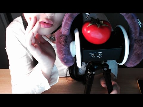 Korean ASMR 귀마개 씌우고 귀 두드리기, 키스, 바람불기 Ear and head tapping, Kiss sound, Ear blowing with Earmuffs