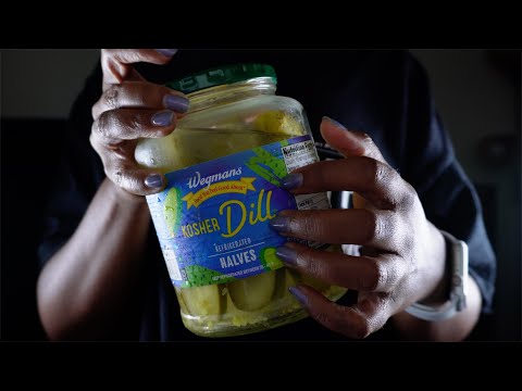 Intense Crunchy Pickle Eating Sounds | 3Dio Binaural | Nicole's Ultimate ASMR