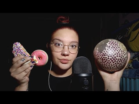 RELAX con GIANT STRESS BALL, MIC SCRATCHING, CIAMBELLINE e GELATINI 😴💜 | ASMR ITA