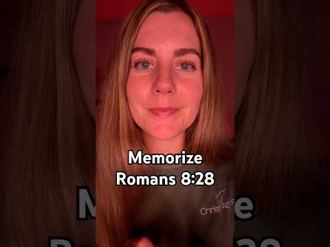Repeat & Memorize Romans 8:28 in ASMR #asmr #bibleverse #christianasmr