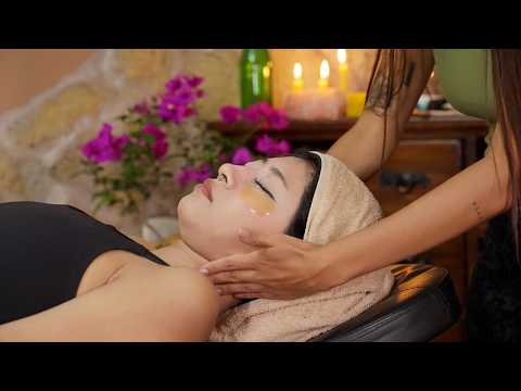 Tratamientos de Spa ASMR con facial, masaje y lavado de cabello para ayudarte a relajarte y dormir