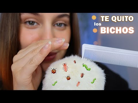 ASMR - Te quito los BICHOS del Pelo! 🐛