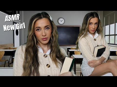 ASMR New Girl Kisses You in the Back of Class | soft spoken